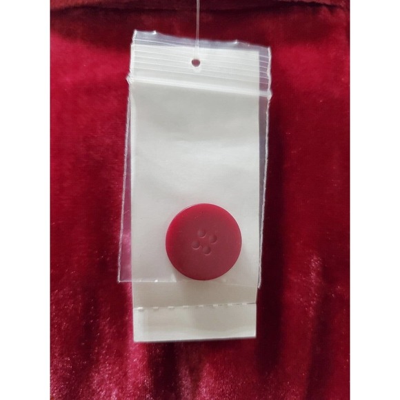 Old Navy Women Solid Red Viscose Short Sleeve Buttons Front Casual Jacket Size L - Picture 7 of 10